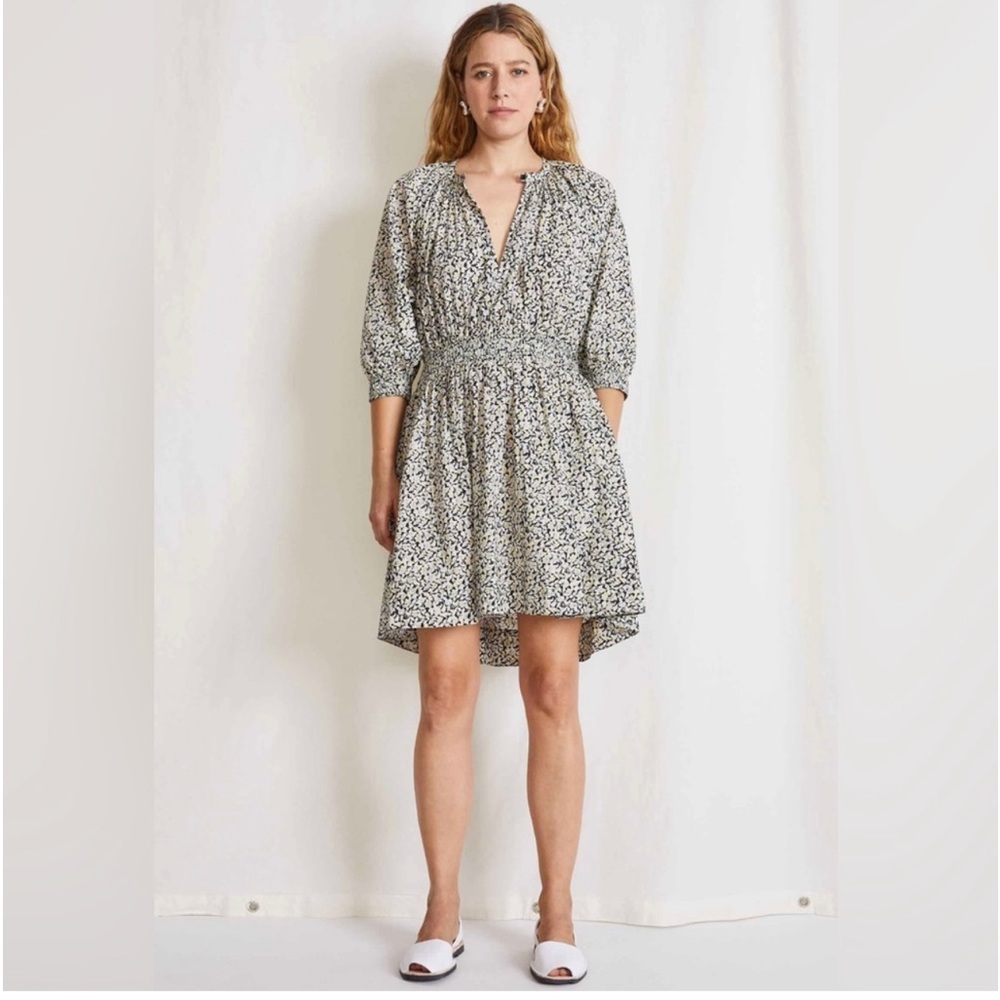 Apiece Apart | Cobano Mini Dress in Fauna Black Print